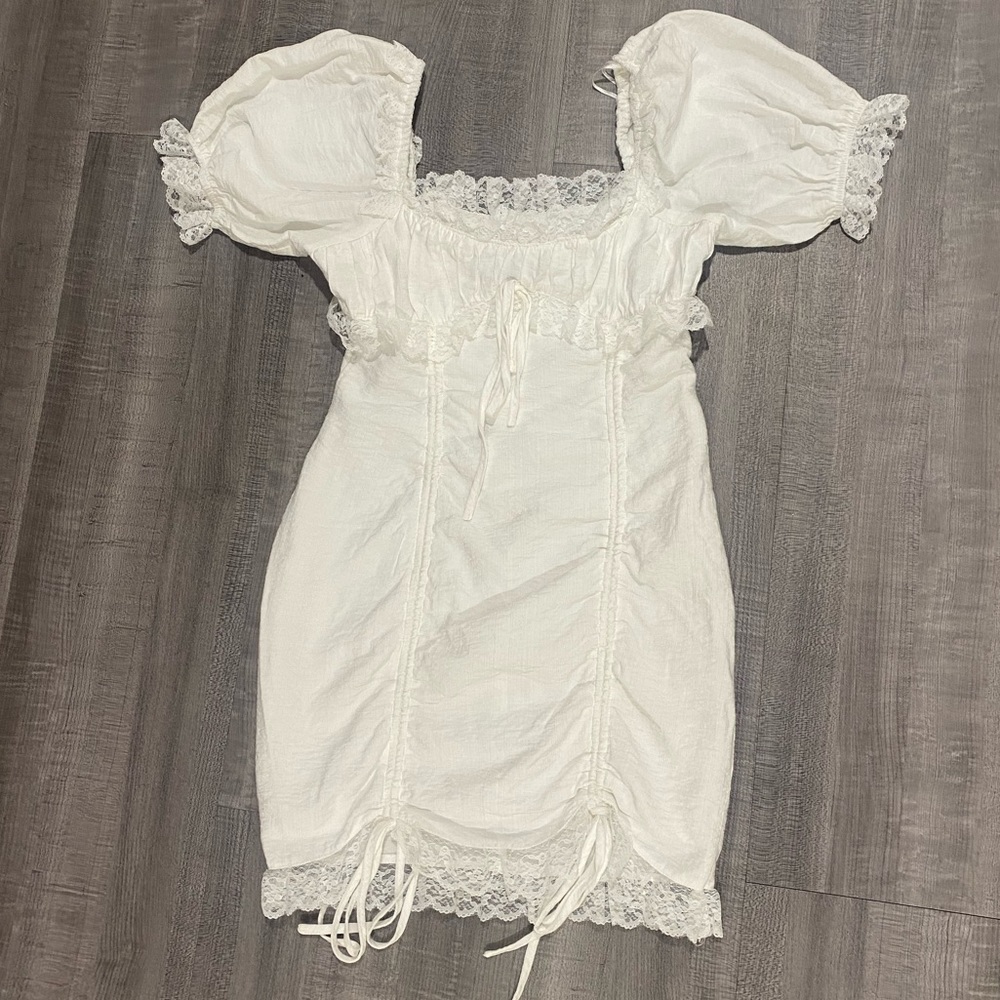 Lace Babydoll Bodycon Dress